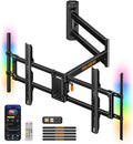 Perlegear Corner TV Wall Mount Long Arm with LED Backlight for 39-75" TVs by Perlegear
