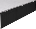 VIVO Black 71 inch Under Desk Privacy and Cable Management Organizer Sleeve, Wire Hider Kit Panel System, DESK-SKIRT-71 by Unknown