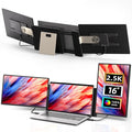 ROYY 2.5K Laptop Screen Extender, 16" Triple Detachable Portable Monitor | 2560x1600P QHD, 100% sRGB, 350 CD/㎡, One cable plug & play, Multi screens compatible with Windows/Mac/Android/Switch/PS by ROYY