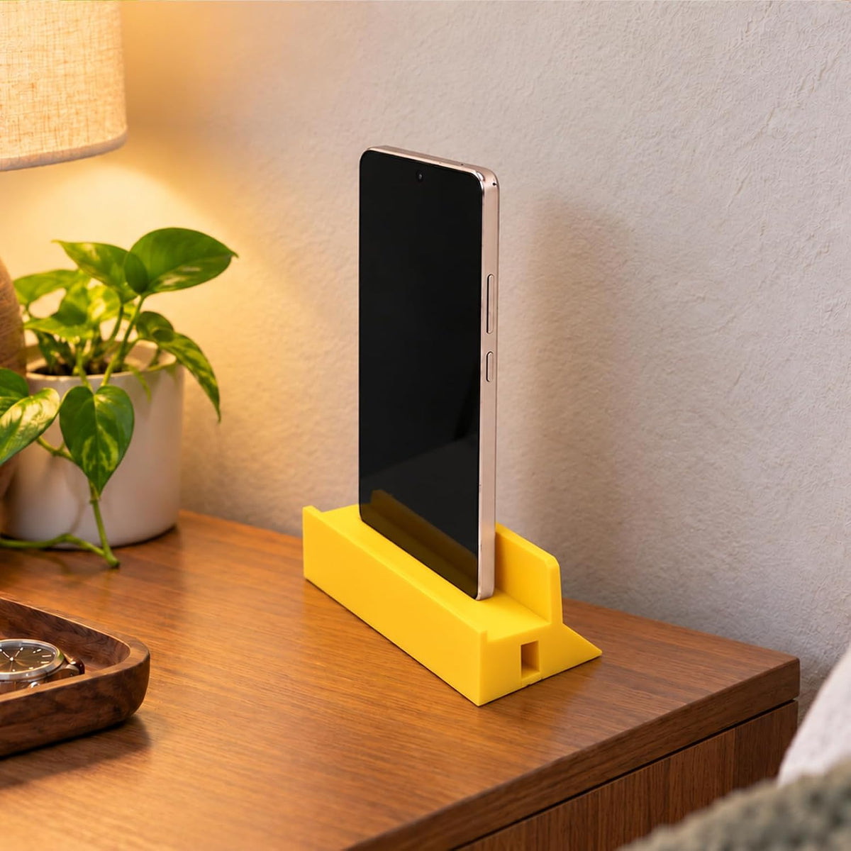 Charging Dock Stand Compatible with Anbernic RG DS Plus, 3D Printed PLA Desktop Holder for Handheld Console, Portable Game Device Display Base, Home Office Accessory，Pink - Image 4