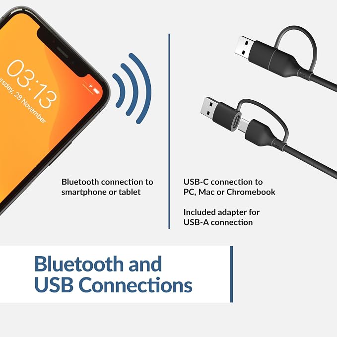 Cyber Acoustics CA-2890PRO USB and Bluetooth Speaker Bar, Clip-On Monitor | Monitor-Mounted Speaker Bar for PC and Mac, Great for Calls and Music, Auto-Switch Between Devices, Mic Mute Button - Image 4