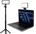Lume Cube Broadcast Lighting Kit Live Stream Webcam Light for Computer & Laptop Enhance Video Calls Streaming & Vlogging Include Adjustable Tripod & Clip Mount Adjust Brightness & Color Temperature by LumeCube