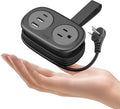 ORICO Cruise Approved Power Strip, 5 in 1 Extension Cord | with 2 AC Outlets 2 USB-A and 1 USB-C Ports, 3.7 ft Flat Plug Wrap-around Power Strip for Cruise Travel, Office, Hotel, Home by ORICO