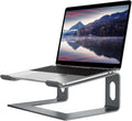 ALASHI Laptop Stand for Desk, Aluminum Computer Riser, Ergonomic Notebook Holder, Detachable Metal Laptops Elevator, PC Cooling Mount Support 10 to 15.6 Inches Notebook, Grey by ALASHImakeyourlifesimplerandeasier%EF%BC%81