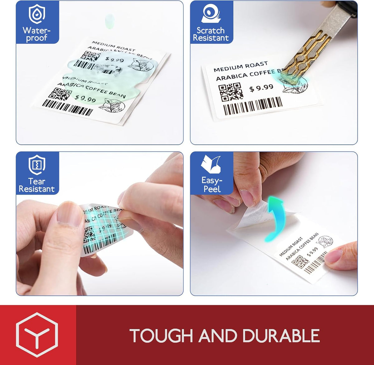 [6x230 pcs] Phomemo Original Labels M110-1.57''x1.18'' (40x30mm) - Image 6