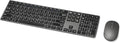 Amazon Basics Ultra Premium Wireless Keyboard and Mouse Combo, Rechargeable, Full-Size with Number Pad, Sleek Design, Plug and Play, Quiet Typing, 2.4GHz USB Receiver, Black by AmazonBasics