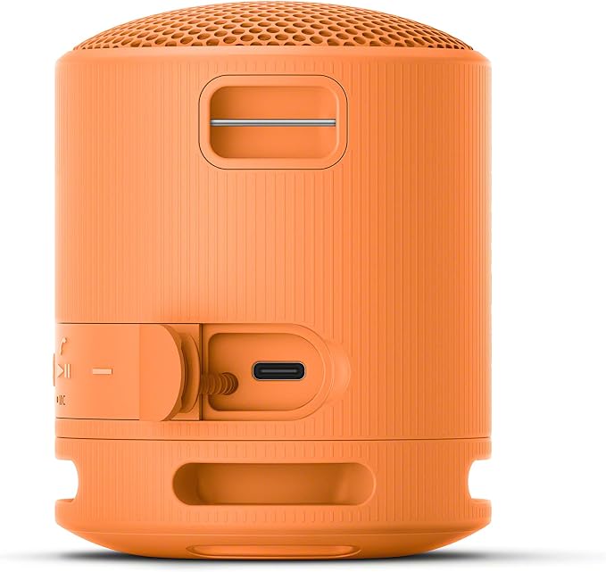 Sony SRS-XB100 Wireless Bluetooth Portable Lightweight Speaker, Orange | 16 Hr Battery, Super-Compact Travel Speaker, IP67 Waterproof & Dustproof Shower Speaker, Versatile Strap, Hands-free Calling - Image 10