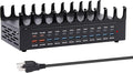 24 Ports 420W Charging Station for Multiple Devices, Iron Alloy USB Charger | with 30W Power Delivery, Multi Fast Charger Dock for Phone Tablet, Home, Office, School by Homepage