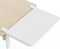 Desk Extender, 15-inch Clamp-On Desk Shelf, Height-Adjustable Desktop Shelf Organizer for Monitors Office and Gaming Accessories, Arm Support Table Extension, 44lbs Heavy Duty, White by ART-GIFTREE