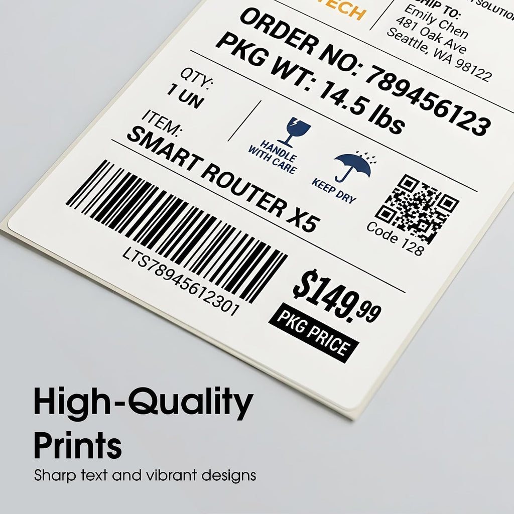 8.5" X 11" Matte White Full Sheet Labels (30 Sheets, 30 Stickers) - Image 6