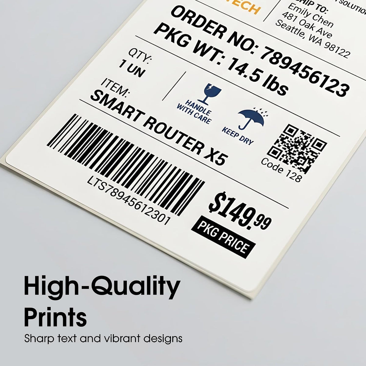 8.5" X 11" Matte White Full Sheet Labels (30 Sheets, 30 Stickers) - Image 6
