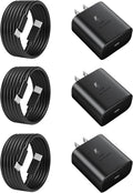 45W Super Fast Charger Type C Android Phone Charger Fast Charging Replacement for Samsung Galaxy S25/S25 Ultra/S25+/S24 Ultra/S24/S24+/S23 Ultra/S23/S22/S20/S21,Galaxy Tab,6ft Type C Cable- 3pack by JPEOAYBI