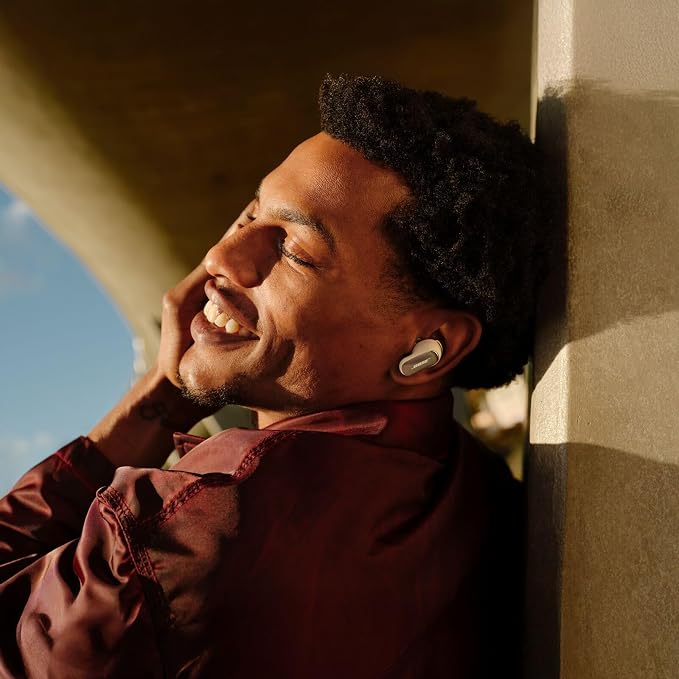 Bose QuietComfort Ultra Earbuds (2nd Gen) - Wireless Noise Cancelling Earbuds with Mic, Immersive Audio, USB-C Charging, Up to 6 Hours Battery, IPX4 Rating, White Smoke - Image 3