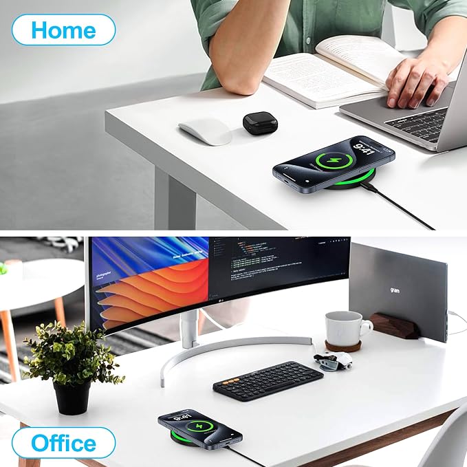 Samsung Wireless Charger Fast Charging Pad for Samsung Galaxy S26 S26 Ultra | S26 Plus S25 Edge S24 Ultra S24+ S24 S23 FE S22 S21 S20 S10 Note 20 10, 18W Phone Wall Charger Cargador Inalambrico - Image 6