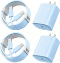 Phone 17 16 15 Charger Fast Charging, 10 FT Long USB C Charger Cord with 20W Type C Fast Phone Charging Block forPhone 17/17 Pro/17 Pro max/Air/Phone 16 15 Pro Max Plus, iPad, Android,Blue by Ubearkk