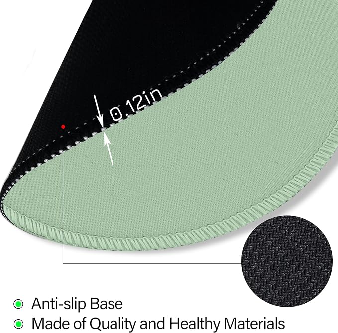 Funny Work Mouse Pad, Small Round Mousepad for Desk, Laptop | Mini Travel Wireless Mice Pad for Computer, Office Accessories, Coworker Gifts, 8.6 x 8.6 inch - Image 6