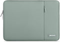 MOSISO Laptop Case 14 inch, Laptop Sleeve Bag with Pocket | Compatible with HP Lenovo Dell ASUS Acer, HP Stream, Dell Latitude, Polyester Vertical Computer Bag, Antique Green by MOSISO