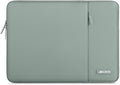 MOSISO Laptop Case 13.3 inch, 13-13.3 inch Laptop Sleeve Bag with Pocket | Compatible with MacBook Air/Pro 13/Pro 14 M5 M4 M3 M2 M1, HP Dell ASUS Lenovo, Polyester Vertical Computer Bag, Antique Green by MOSISO