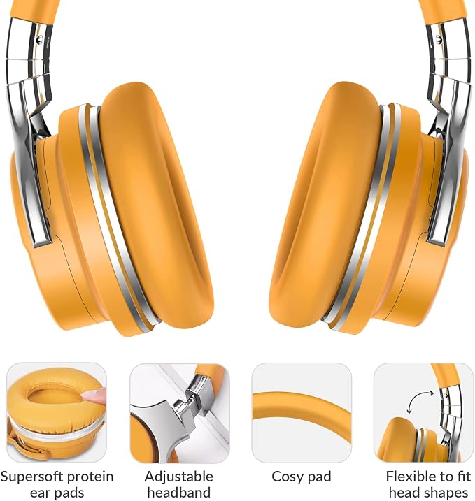 Million Sold 10 Years Classic E7 Active Noise Cancelling Headphones with Upgraded Noise Cancellation, Bluetooth Headphones Wireless with HD Sound Vivid Deep Bass, for Home Office Travel Gift Pcs - Image 8