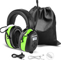 PROHEAR 033 Gel Ear Pads AM FM Bluetooth Radio Headphones - More Soft Comfort - USB C Rechargeable 1500mAh Battery - 31dB SNR - 58Hrs Playtime - Hearing Protection for Mowing Lawn, Gifts for Father by PROHEAR