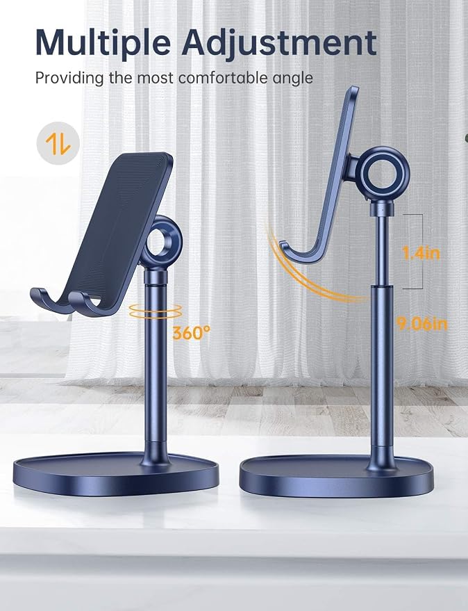 LISEN Cell Phone Stand Phone Holder for Desk, Gaming for Nintendo Switch - Image 3