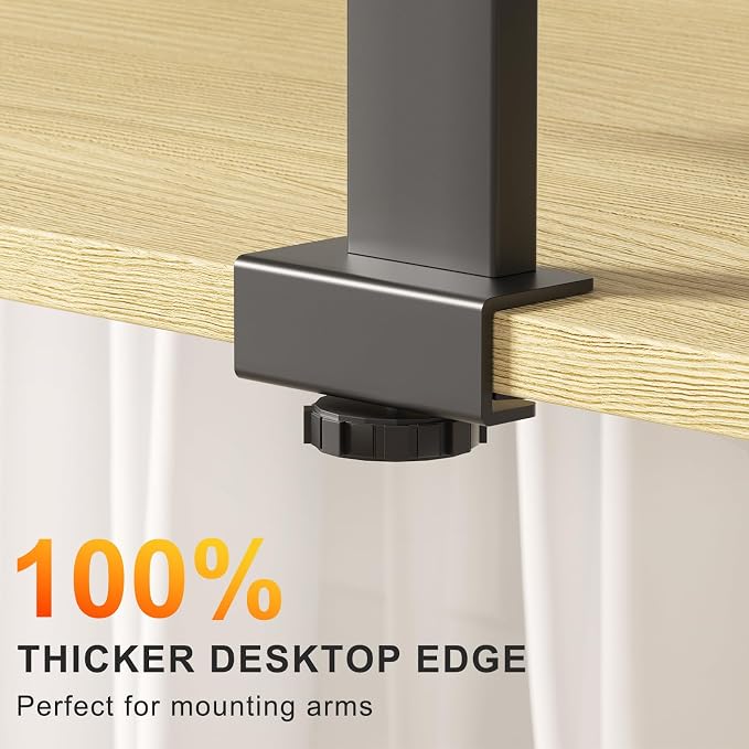 WALKINGDESK 40x24 Inches Whole Piece Electric Standing Desk, Seamless One Piece Height Adjustable Sit to Stand up Desk for Home Office, Ergonomic Computer Workstation, Oak - Image 6