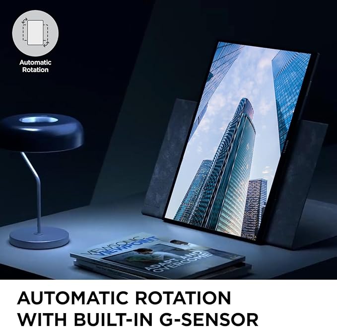 ViewSonic VG1656-2K 16 Inch 1600p Portable Monitor, WQXGA IPS for Improved Workflows and Second Screen Productivity, Built-in Stand, 65W USB-C, mini HDMI, and Smart Cover Inputs - Image 3