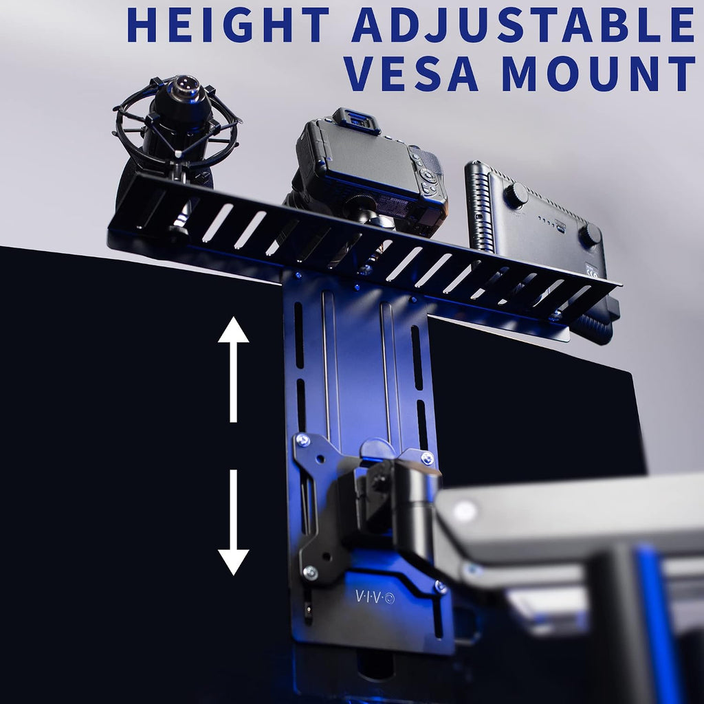 VIVO Black 16 in Above/Behind VESA Monitor Device Shelf Mount, MOUNT-LS16A - Image 5