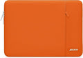 MOSISO Laptop Case 15 inch, Laptop Sleeve Bag with Pocket | Compatible with MacBook Air 15 inch M5 M4 M3 M2 2026-2023, Dell XPS, Polyester Vertical Computer Bag, Orange by MOSISO