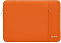 MOSISO Laptop Case 13.3 inch, 13-13.3 inch Laptop Sleeve Bag with Pocket | Compatible with MacBook Air/Pro 13/Pro 14 M5 M4 M3 M2 M1, HP Dell ASUS Lenovo, Polyester Vertical Computer Bag, Orange by MOSISO