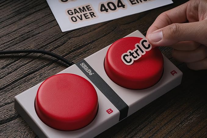 8Bitdo Retro Mechanical Keyboard, Bluetooth/2.4G/USB-C Hot Swappable Gaming Keyboard with 87 Keys, Dual Super Programmable Buttons for Windows and Android - N Edition - Image 6