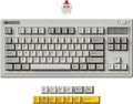 Keychron R3 Retro 80% TKL Wireless Mechanical Keyboard | Hot Swappable RGB Linear Red Switch, QMK Tri-Mode(2.4 GHz/Bluetooth/Wired), Compatible with Mac PC Linux by Keychron