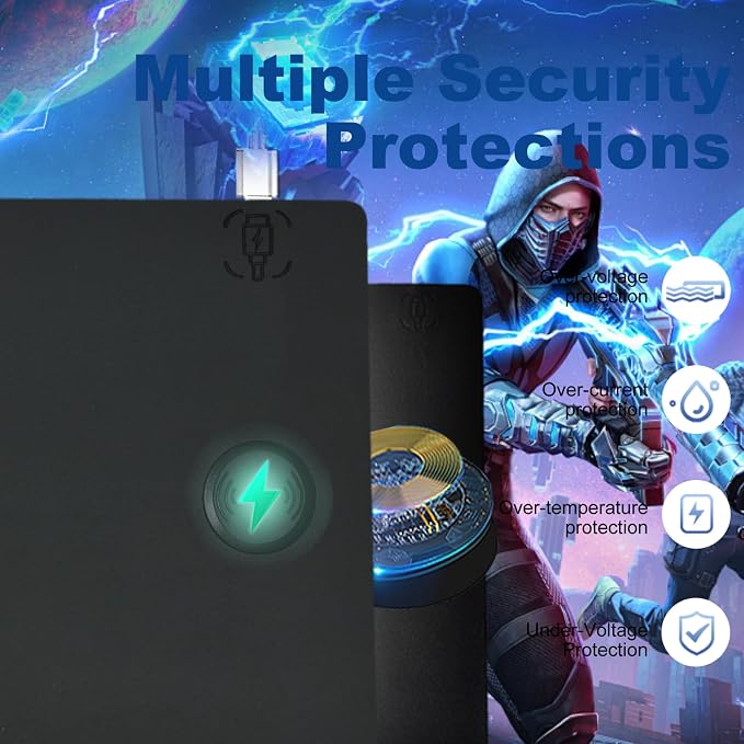 Desk Mat with Wireless Charging, Black Mouse Pad with Wireless Charger, Desk Pad Matt for Desktop, Mousepad Gaming Large Mouse Pad, Leather Compute for Keyboard and Mouse, 32" x 16" - Image 3