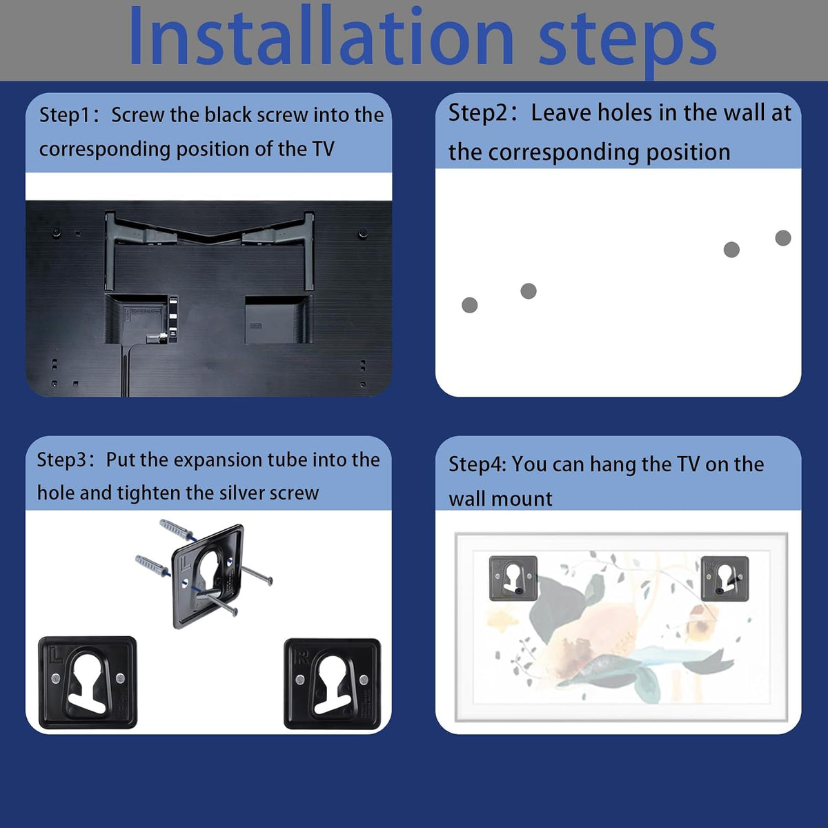 Frame TV Wall Mount BN61-17233A/BN61-17234A Compatible with Samsung TV - Image 4