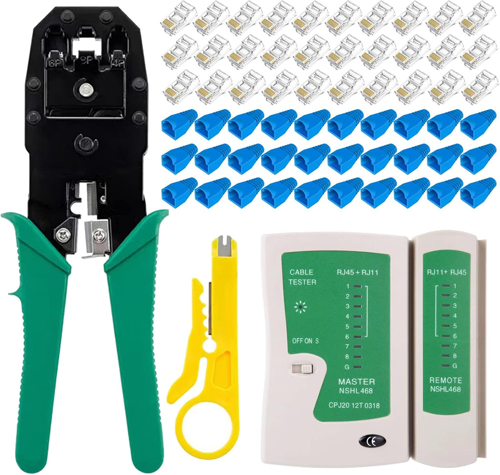 RJ45 Ethernet Crimping Tool Kit by WEETOTUNG