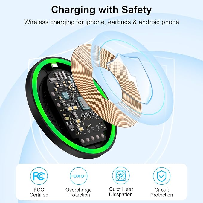 Samsung Wireless Charger Fast Charging Pad for Samsung Galaxy S26 S26 Ultra | S26 Plus S25 Edge S24 Ultra S24+ S24 S23 FE S22 S21 S20 S10 Note 20 10, 18W Phone Wall Charger Cargador Inalambrico - Image 5