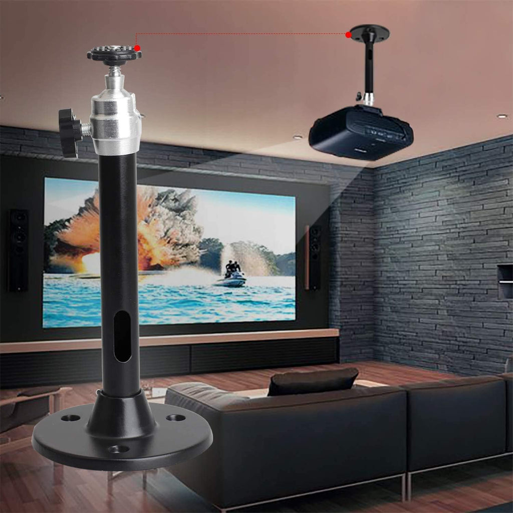 Mini Ceiling Wall Projector Mount Stand 175mm, Black - Image 5