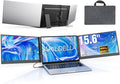 APILDELLA 15.6" Triple Laptop Screen Extender One Cable, 1080P FHD Portable Dual Monitor, Ultra-Slim Travel Monitor Extender for Triple Display on Mac/Windows, Fits 13"-17.3" Laptops（Driver Required） by APILDELLA