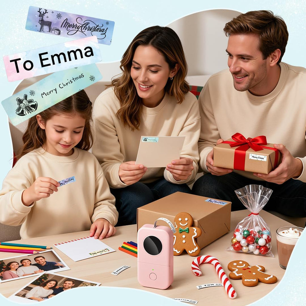 Phomemo Label Maker, Bluetooth Mini Portable Label Printer for Home School - Image 3