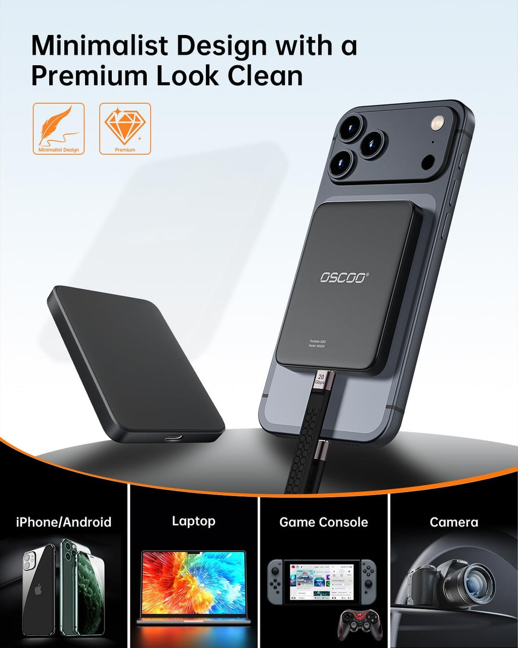 512GB Magnetic Portable SSD, Up to 2000MB/s – External Solid State Drive - Image 6