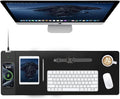 TopMade Wireless Charging Mouse Pad, Gaming Mousepad with Ultra-Smooth Surface, Non-Slip Base, Waterproof Computer Desk Pad, 31.5"x11.81" XL Large Desk Mat for MacBook, PC, Laptop by TopmadeProduct-Ordernow