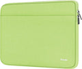 Laptop Sleeve Case 15.6 inch, Shockproof Protective Notebook Cover with Accessory Pocket, Carrying Laptop Bag for HP, ASUS, Dell, Lenovo, Acer, Light Green by Hsmienk