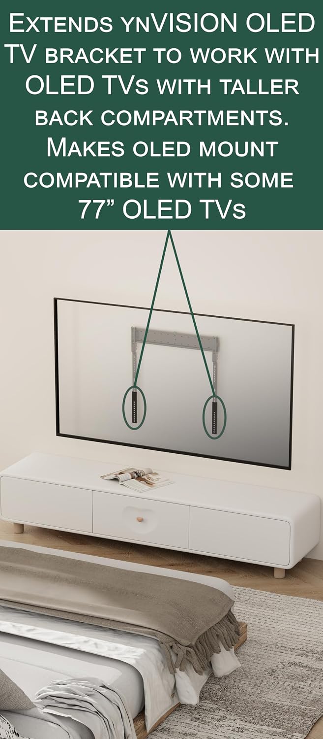 ynVISION Vertical VESA Extension Arms for YN-OLEDTV Slim TV Wall Mount - Image 4