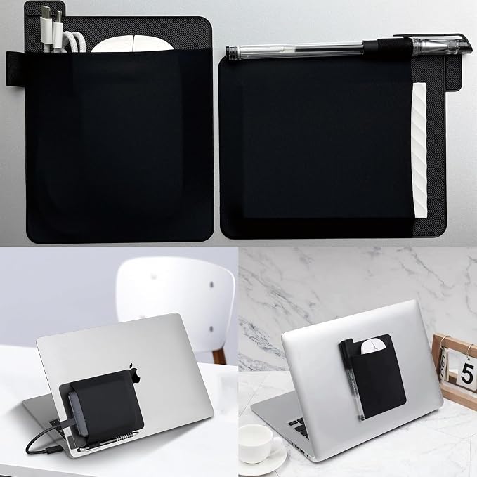 Portable Hard Drive Sleeve for Laptop - SSD Solid State Drive - Reusable Adhesive - Stick on External Hard Drive Carrying Case - Travel Pocket Pouch - Image 6