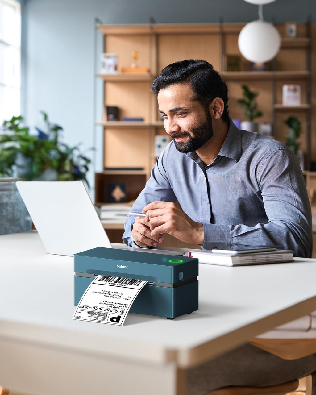 POLONO Bluetooth Thermal Shipping Label Printer, 4x6 Thermal Label Printer - Image 9