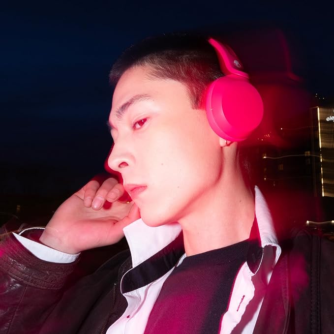 Skullcandy Icon 180 Wireless On-Ear Bluetooth Headphones - Crazy Pink | 50 Hours Battery, Lightweight and Travel Ready, Secure Fit, Sweat and Water Resistant, Microphone iPhone Android, Foldable - Image 9
