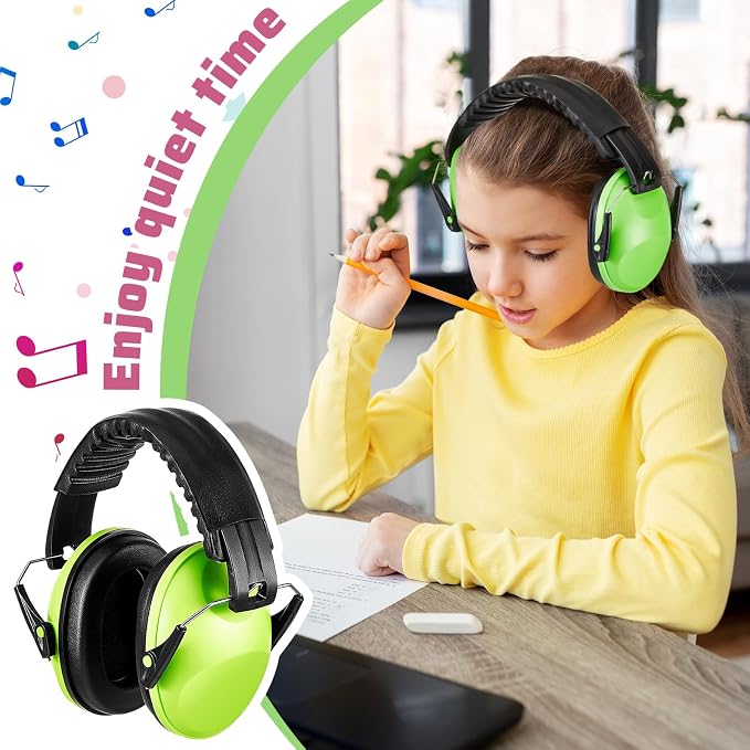12 Pcs Kids Ear Protection Noise Cancelling Headphones Ear Muffs Bulk 27db Adult Noise Reduction Hearing Earmuff(Universal Fit (kids & Adults),Cute Style) - Image 7