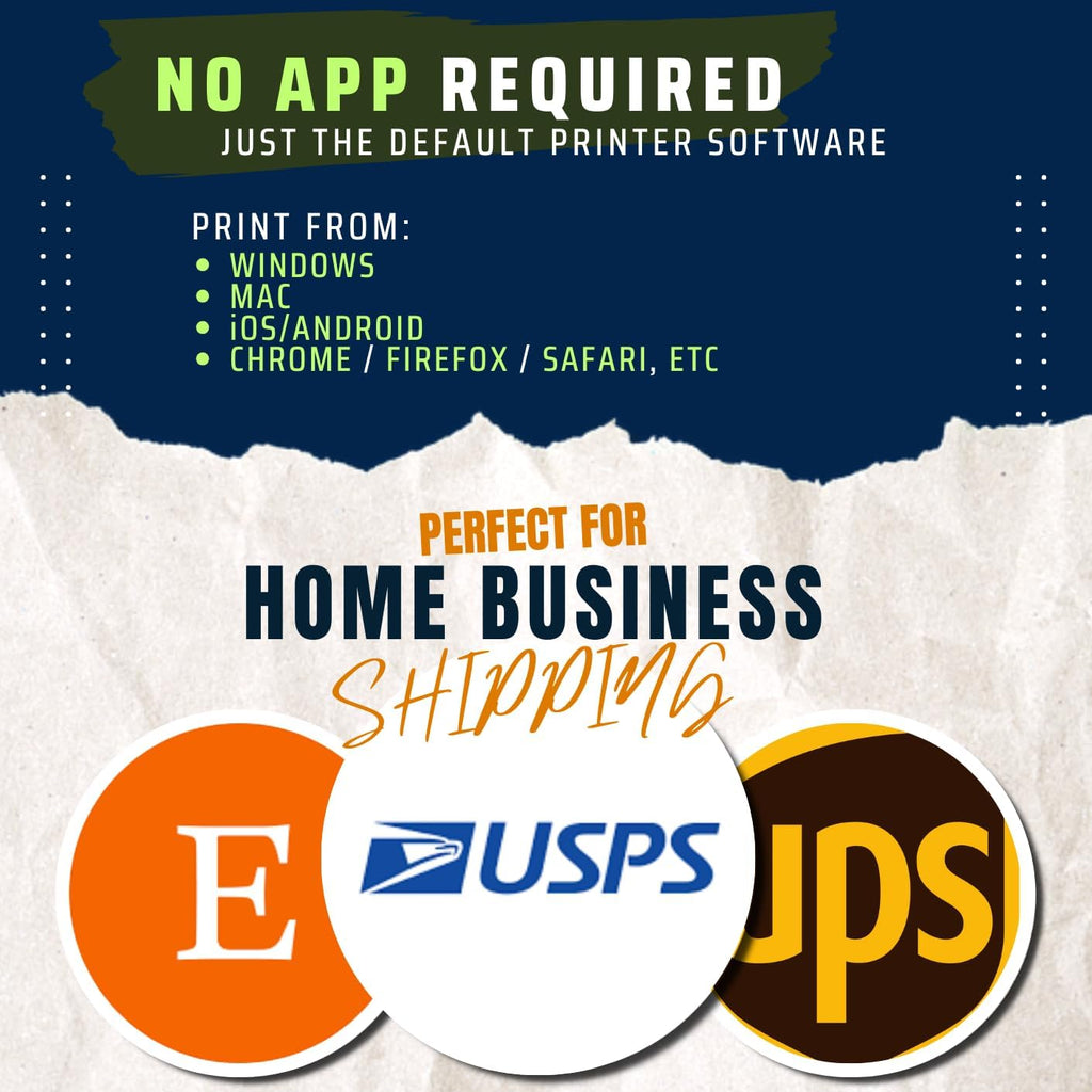 JETZAP Pre-Cut 4x6 Shipping Labels | Work on Most Inkjet and Laser Printers | Just Load & Print | USPS UPS FedEx for Home Printers | 120 Pack - Image 4
