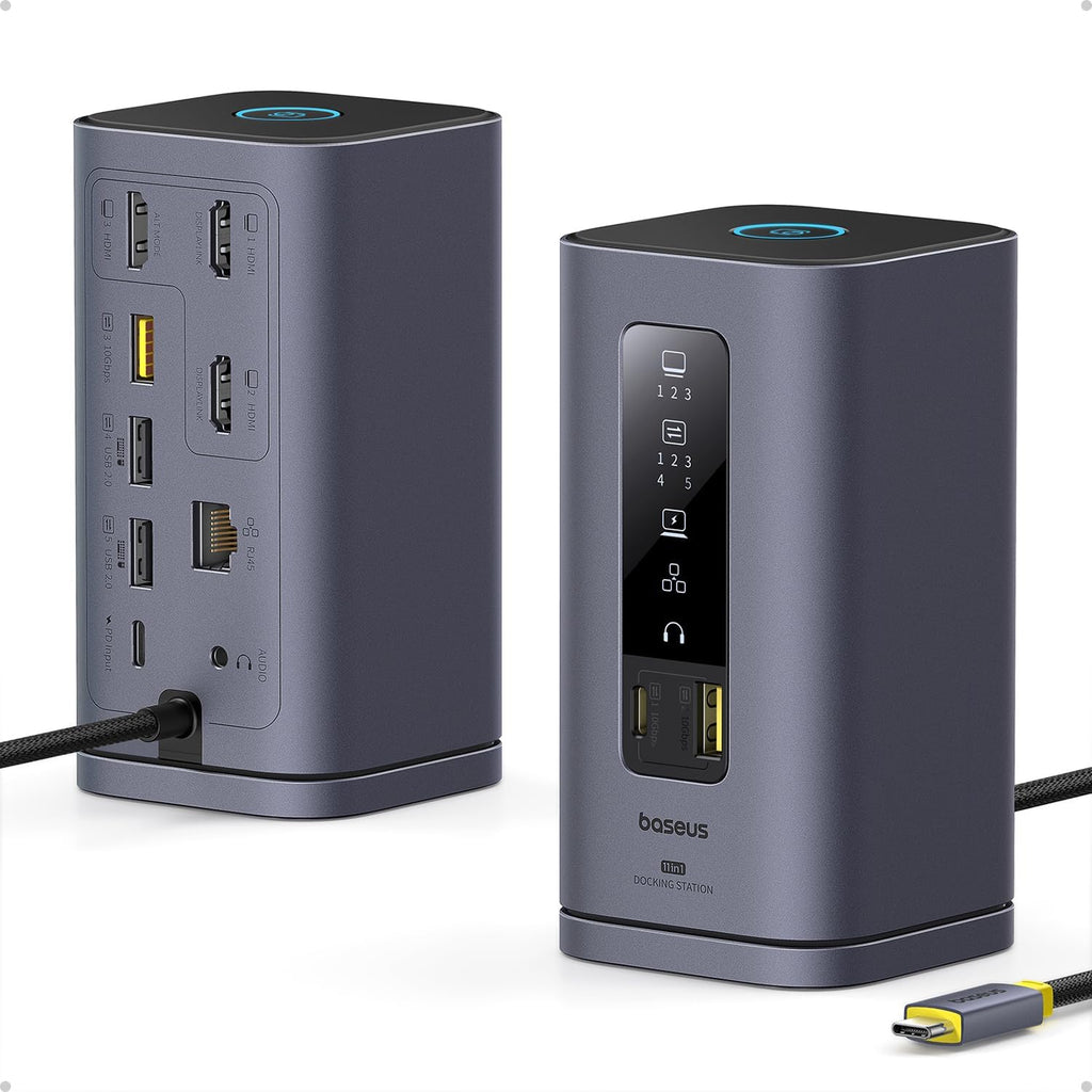 Baseus Spacemate Docking Station 11-in-1 with Triple Display for Mac by Baseus