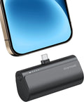 charmast Mini Portable Charger USB-C Connector, 5000mAh Small Power Bank | Lipstick-Size Battery Pack for iPhone 17/16/15 Samsung Android, Lightweight, Purse Ready, Direct Plug-in, 20W Fast Charging by charmast